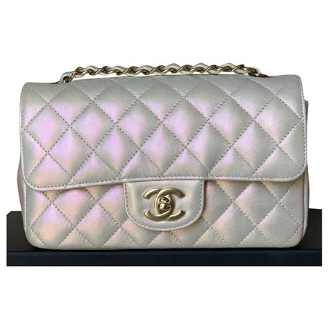 chanel iridescent|Chanel iridescent lambskin.